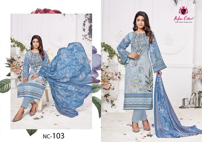 Nafisa Andaaz Karachi Cotton Dress Material Catalog